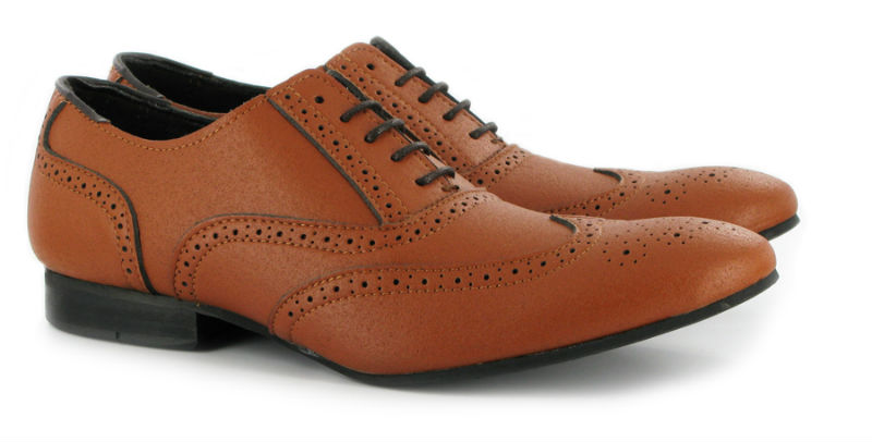 #6: Yom Kippur Shoes for Men: Tan Brogue by Vegetarian Shoes